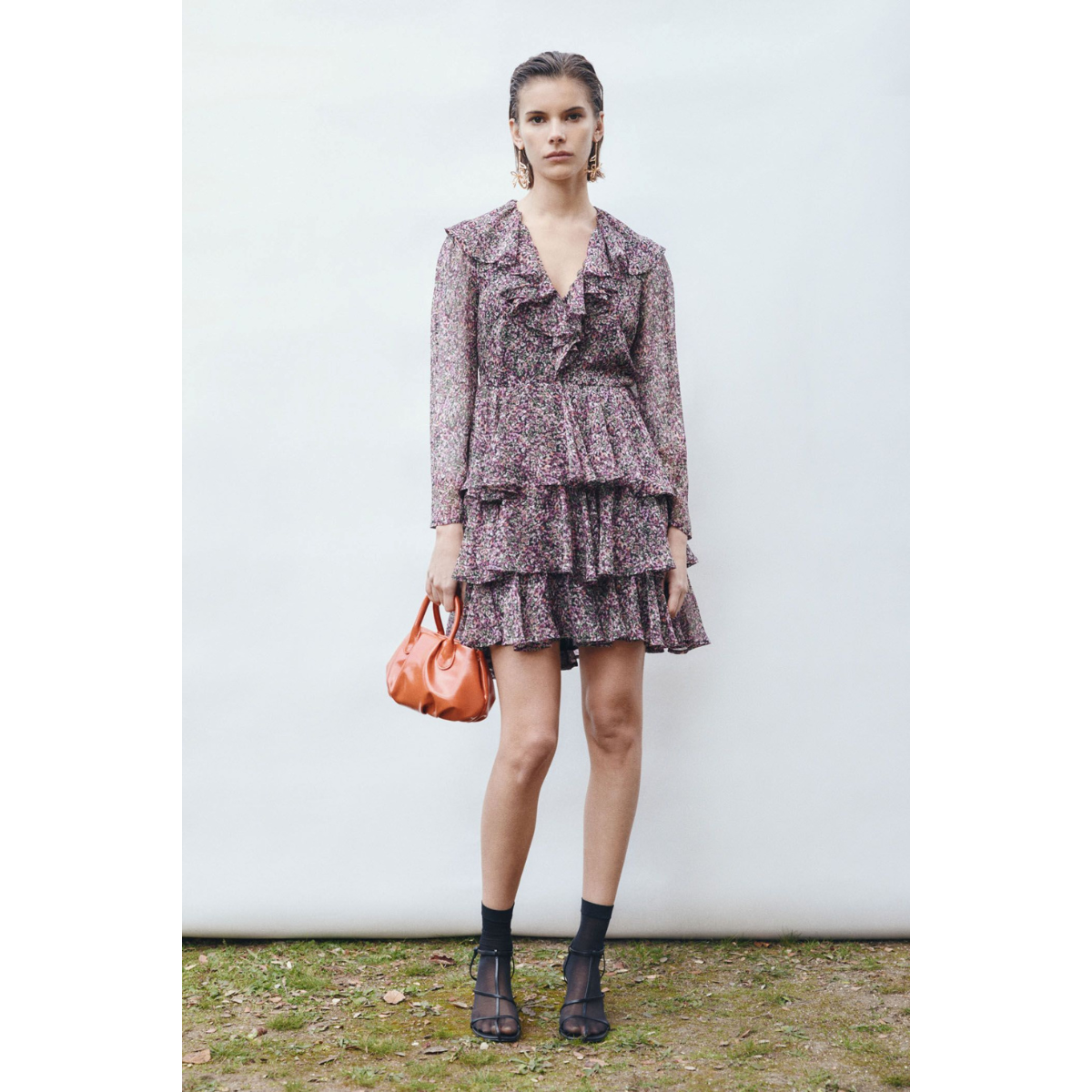 Sfera | Vestido Corto Volantes