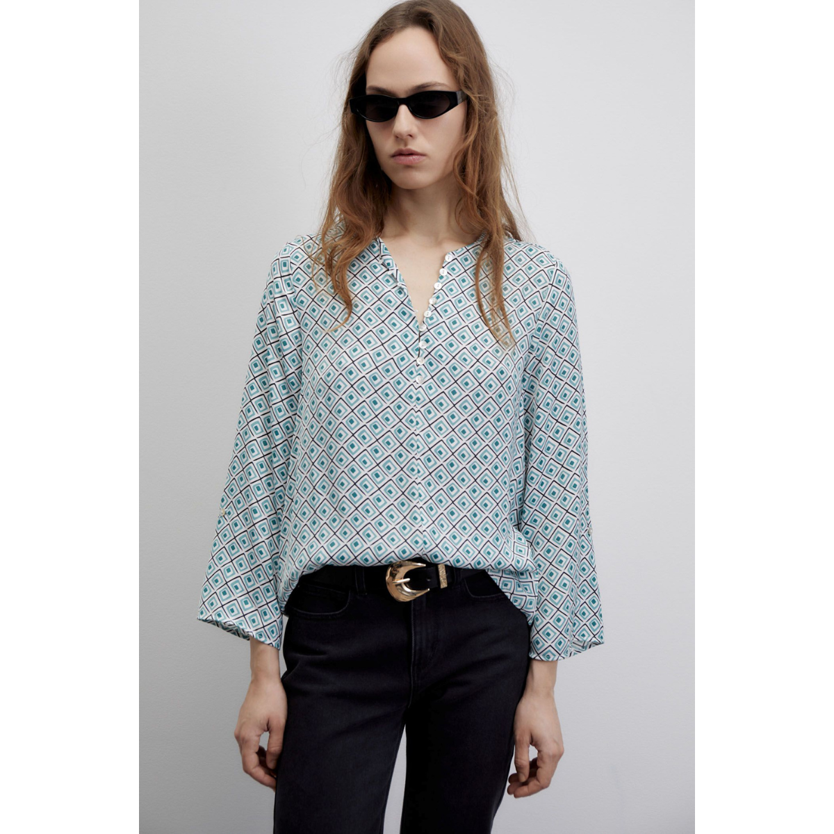 Sfera | Blusa Fluida Estampada