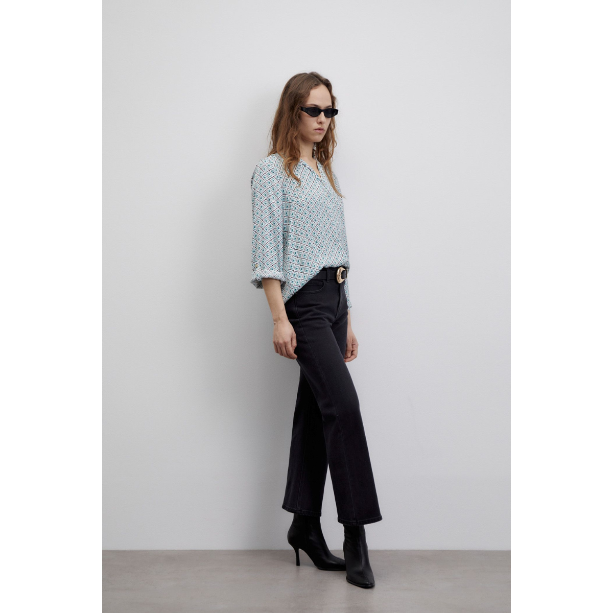 Sfera | Blusa Fluida Estampada