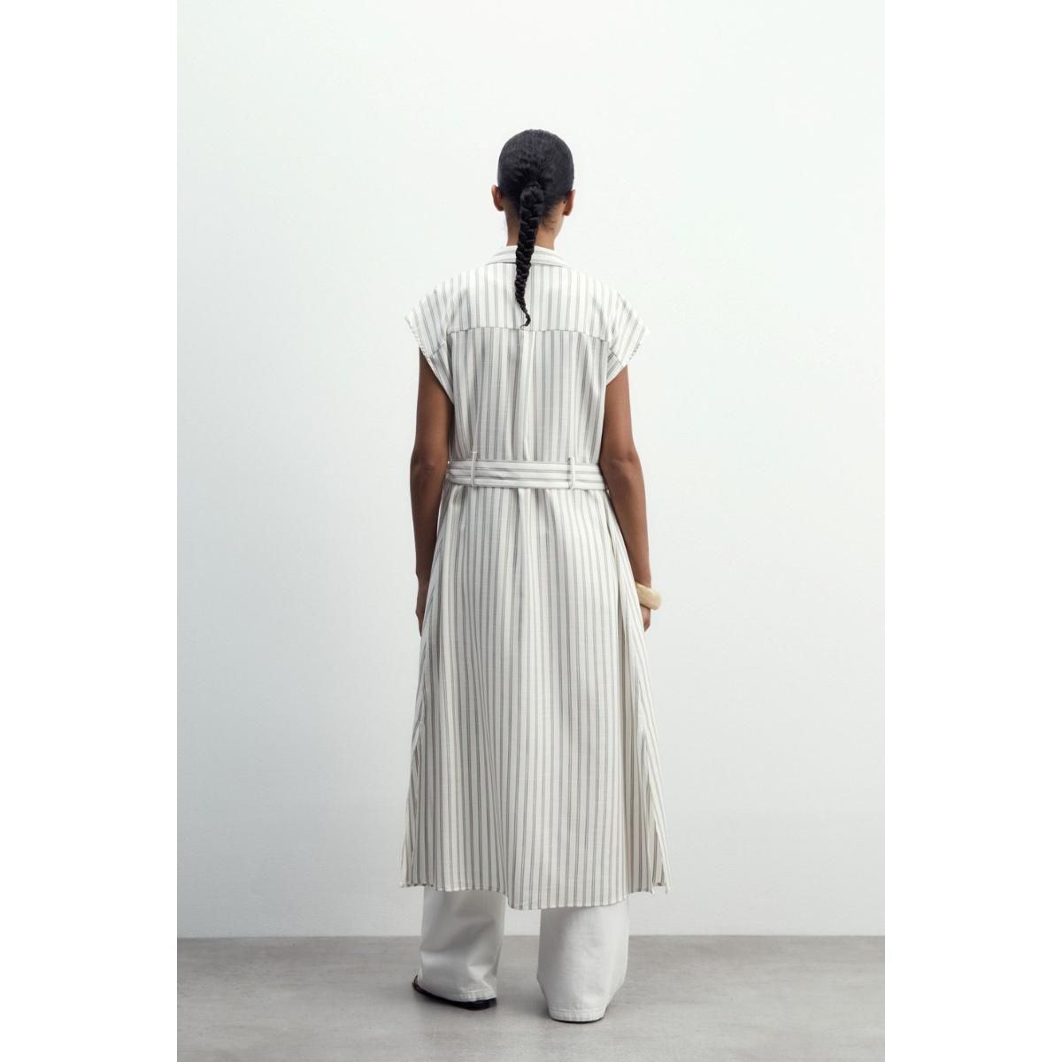 Sfera | Vestido Raya Tejida
