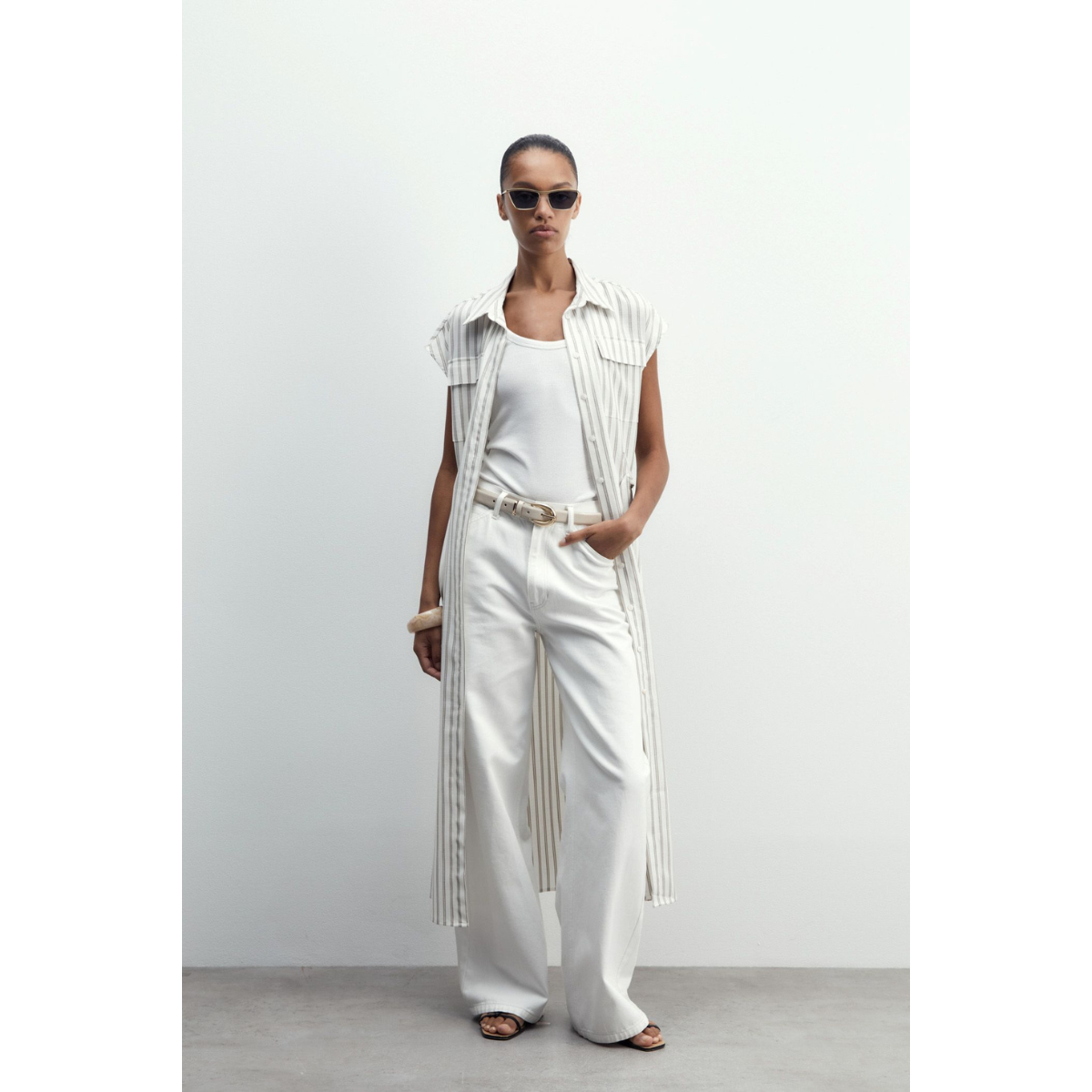 Sfera | Vestido Raya Tejida