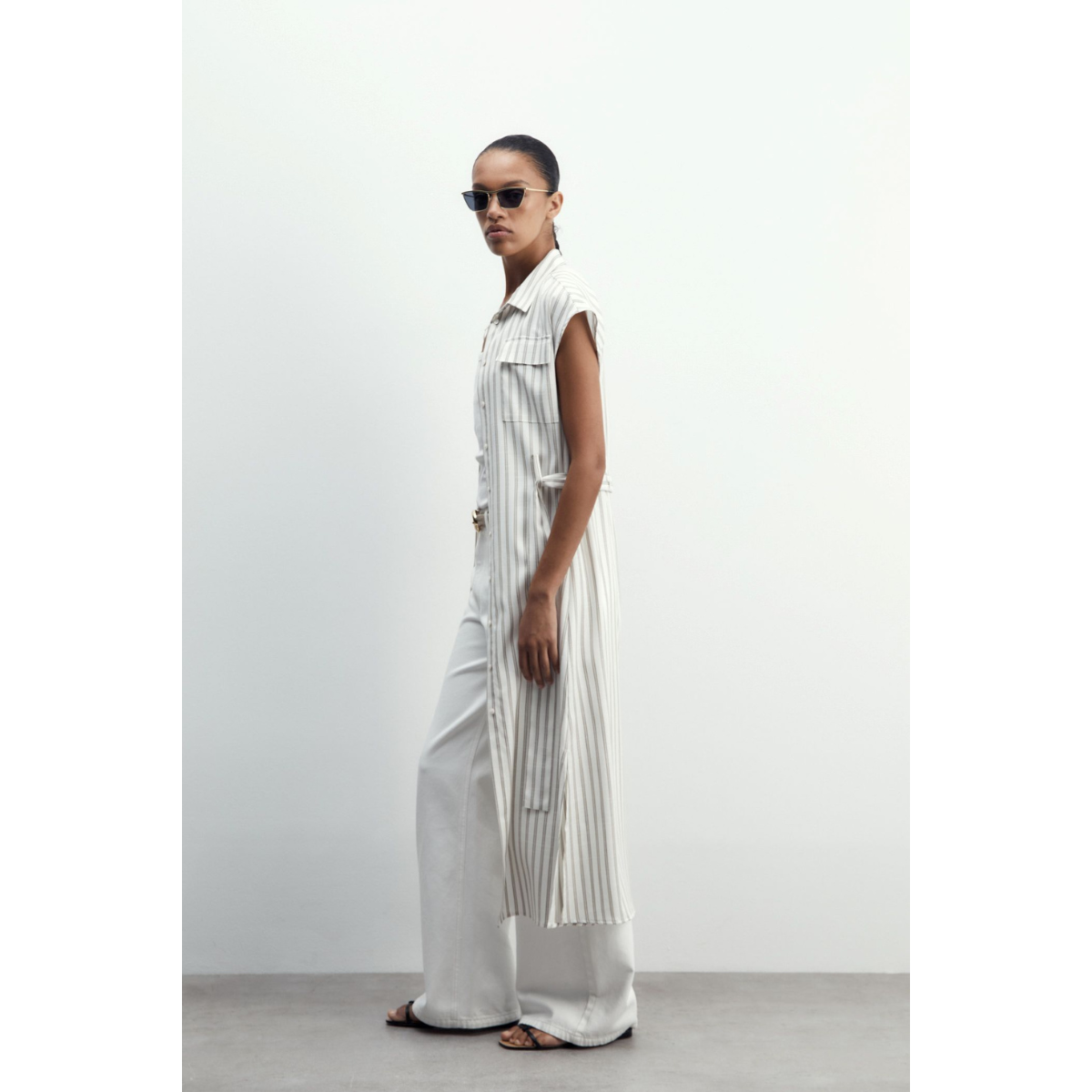 Sfera | Vestido Raya Tejida