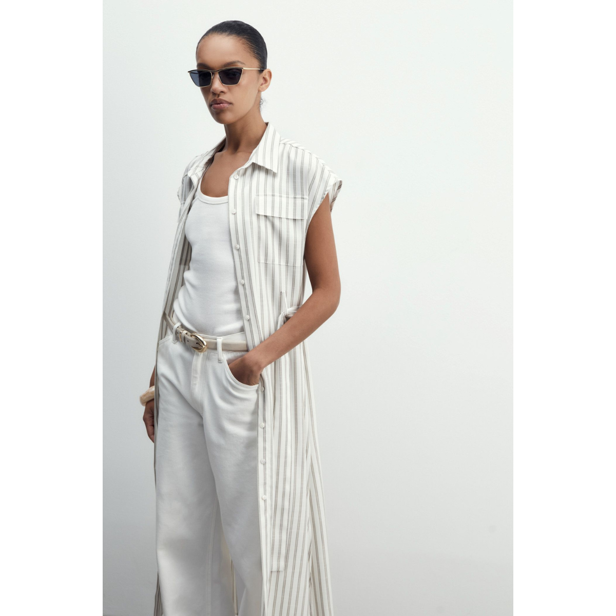 Sfera | Vestido Raya Tejida