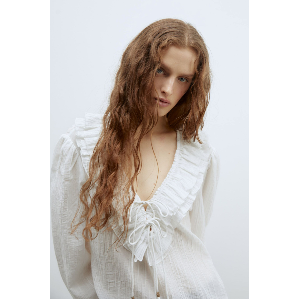 Sfera | Blusa Volante Escote