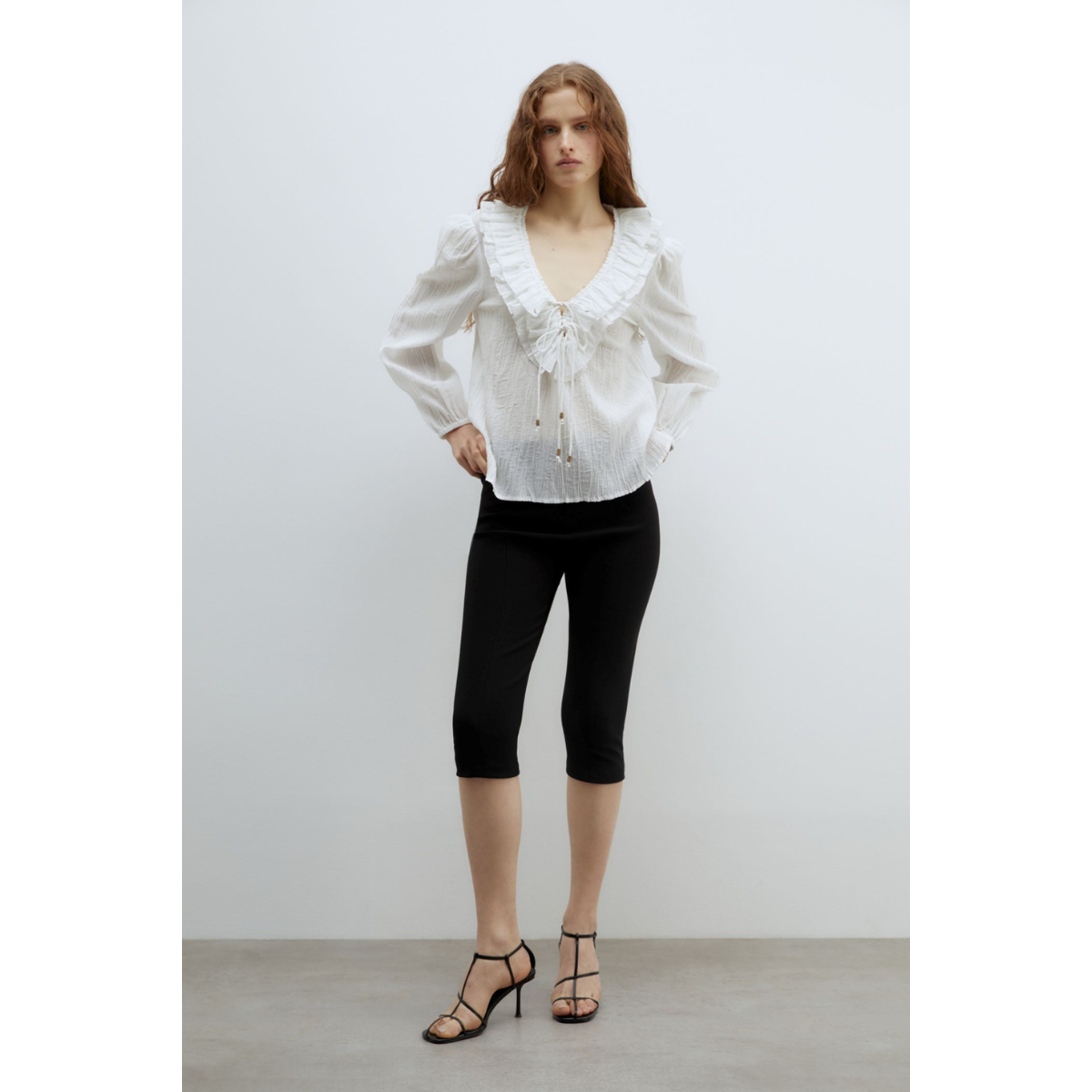 Sfera | Blusa Volante Escote