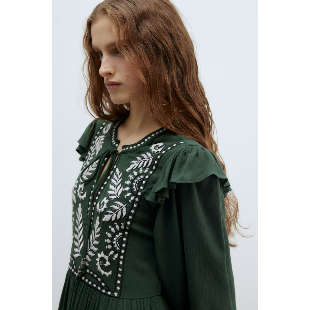 Sfera | Vestido Bordado Pechera