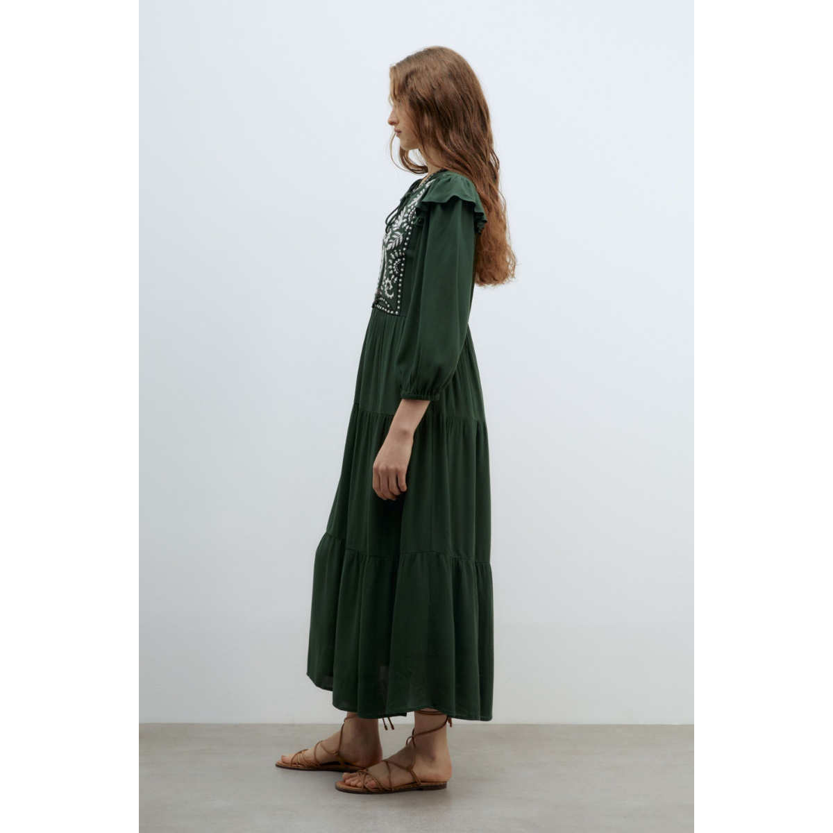 Sfera | Vestido Bordado Pechera