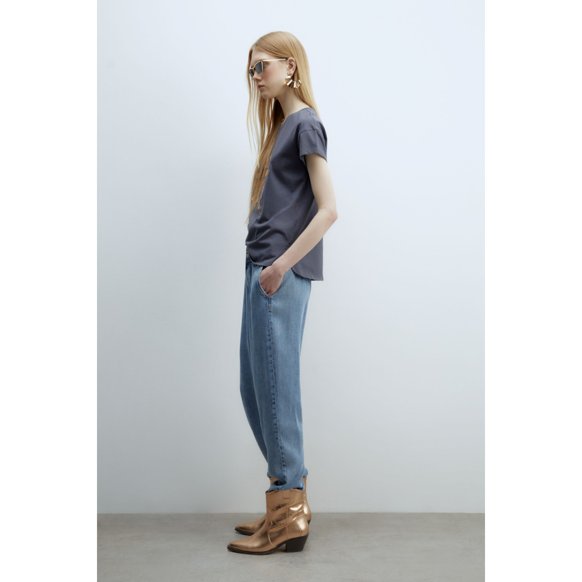 Sfera | Camiseta Básica Lentejuelas