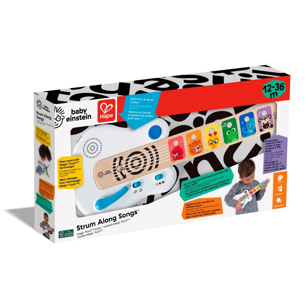 Hape | Guitarra de Juguete Magic Touch Baby