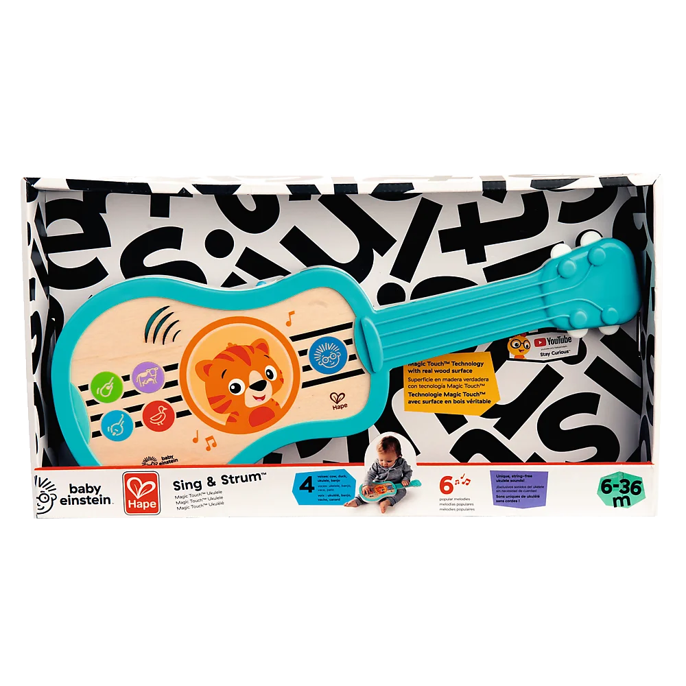 Hape | Ukelele Magic Touch para Bebés