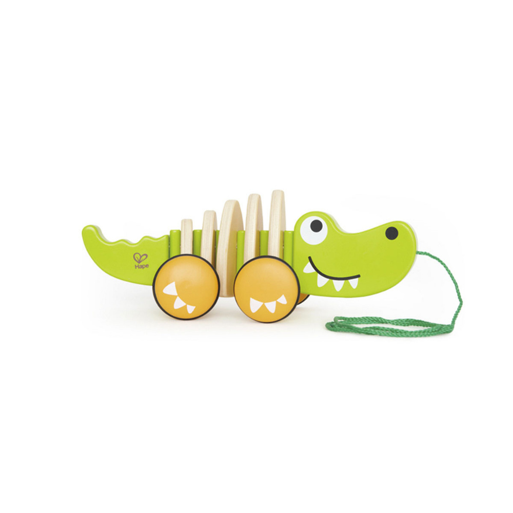 Hape | Juguete de Arrastre con forma de Cocodrilo