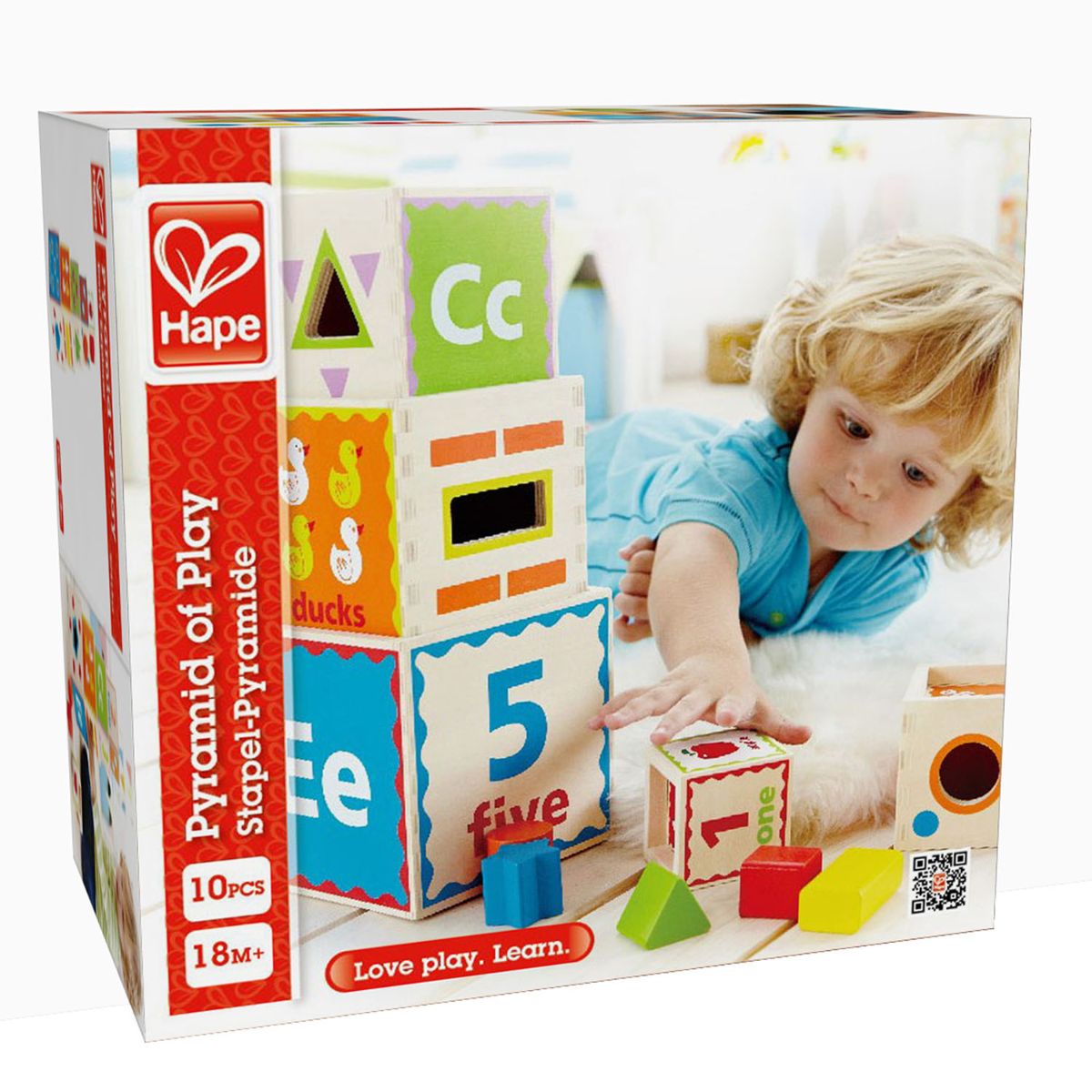 Hape | Pirámide de Juegos para Niños