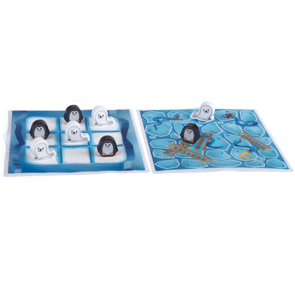 2 in 1 Tic Tac Toe &amp; Snakes &amp; Ladders