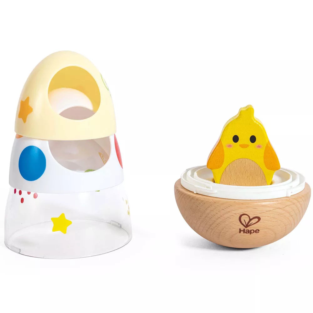 Hape |  Juguete de Cáscara de Huevo y Pollito Anidado