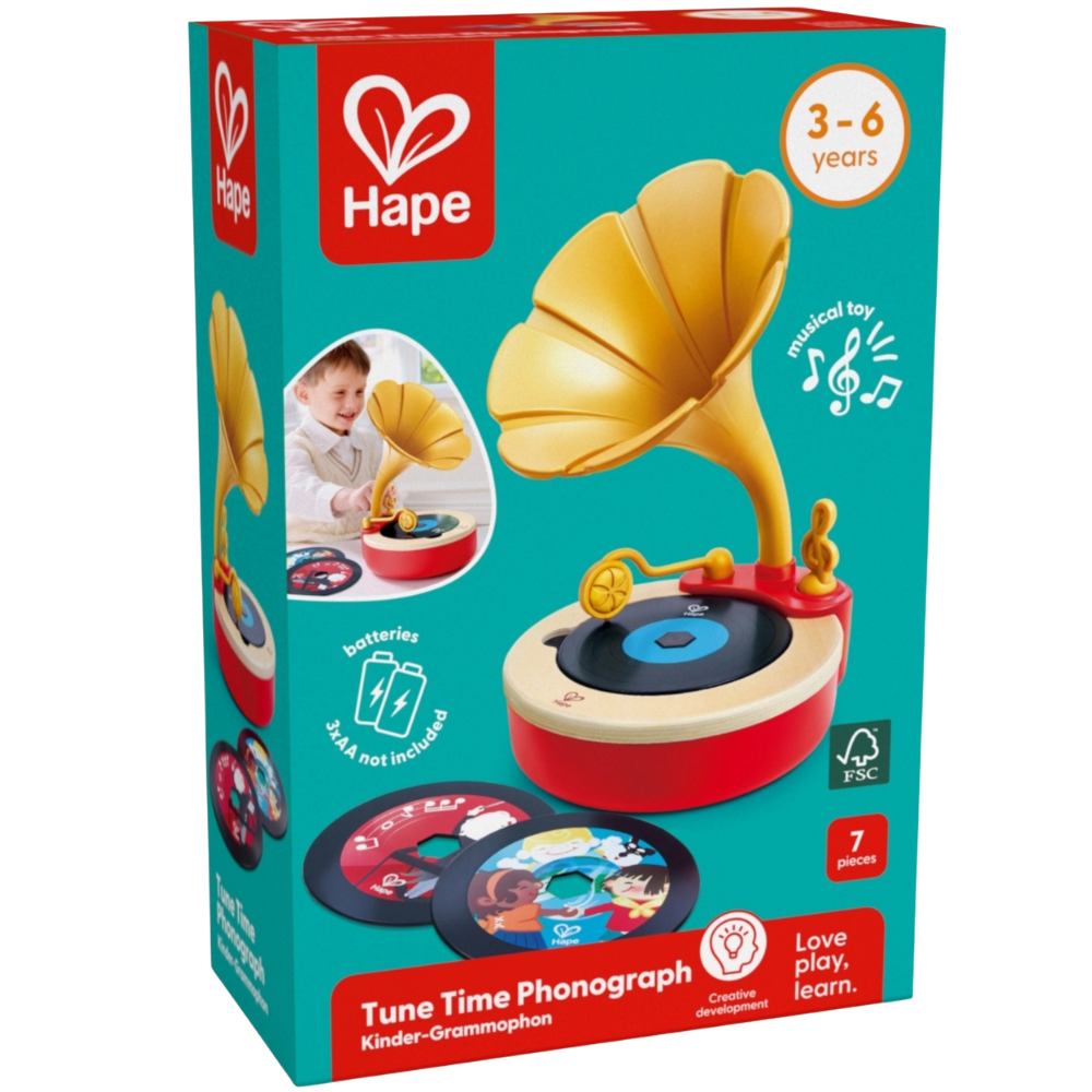 Hape | Fonógrafo Tune Time con Grabación