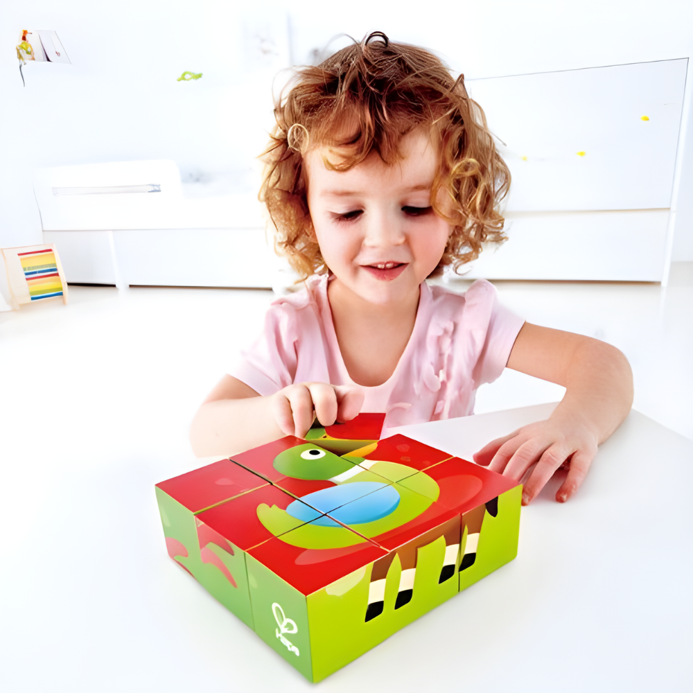 Hape | Puzzle de bloques de animales de granja