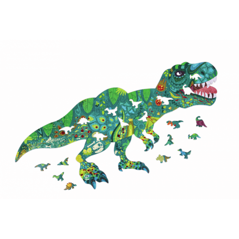 Hape | Rompecabezas Brillante de Dinosaurio