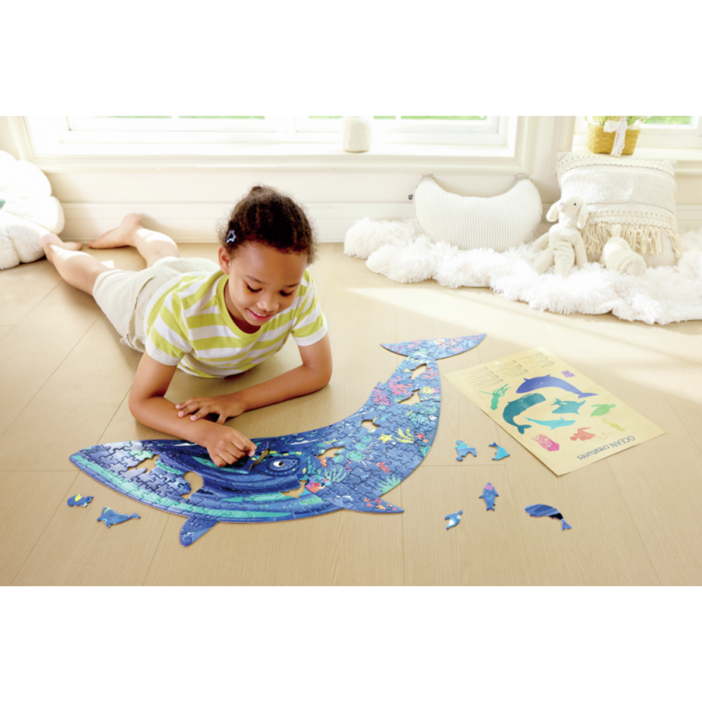Hape | Rompecabezas de Suelo con forma de ballena