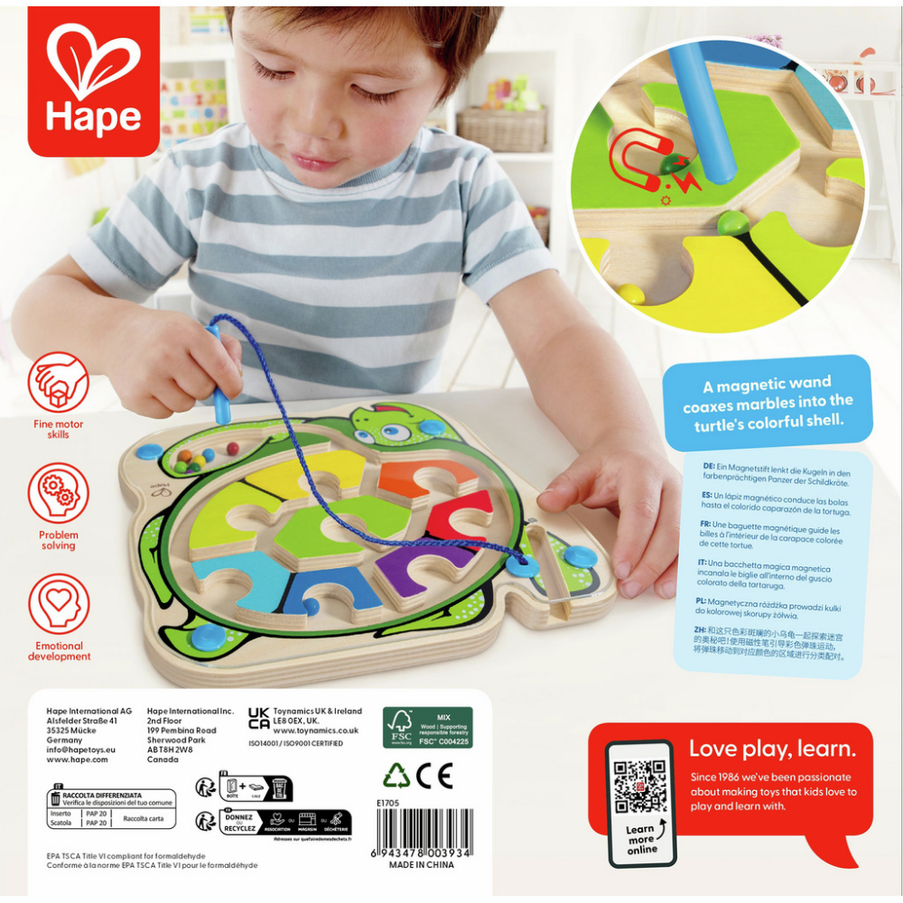 Hape | Laberinto Magnético de Tortuga