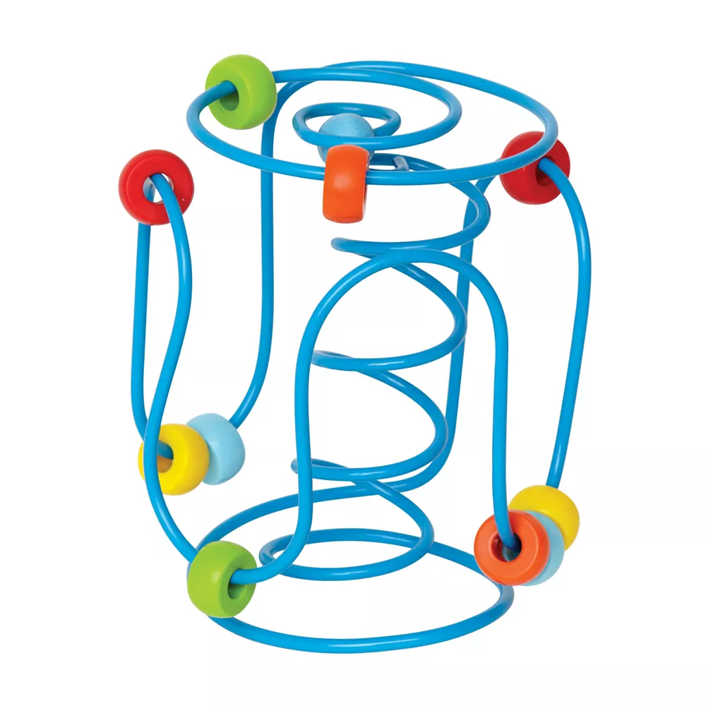 Hape | Cuentas de Madera y Laberinto de Alambre en Espiral