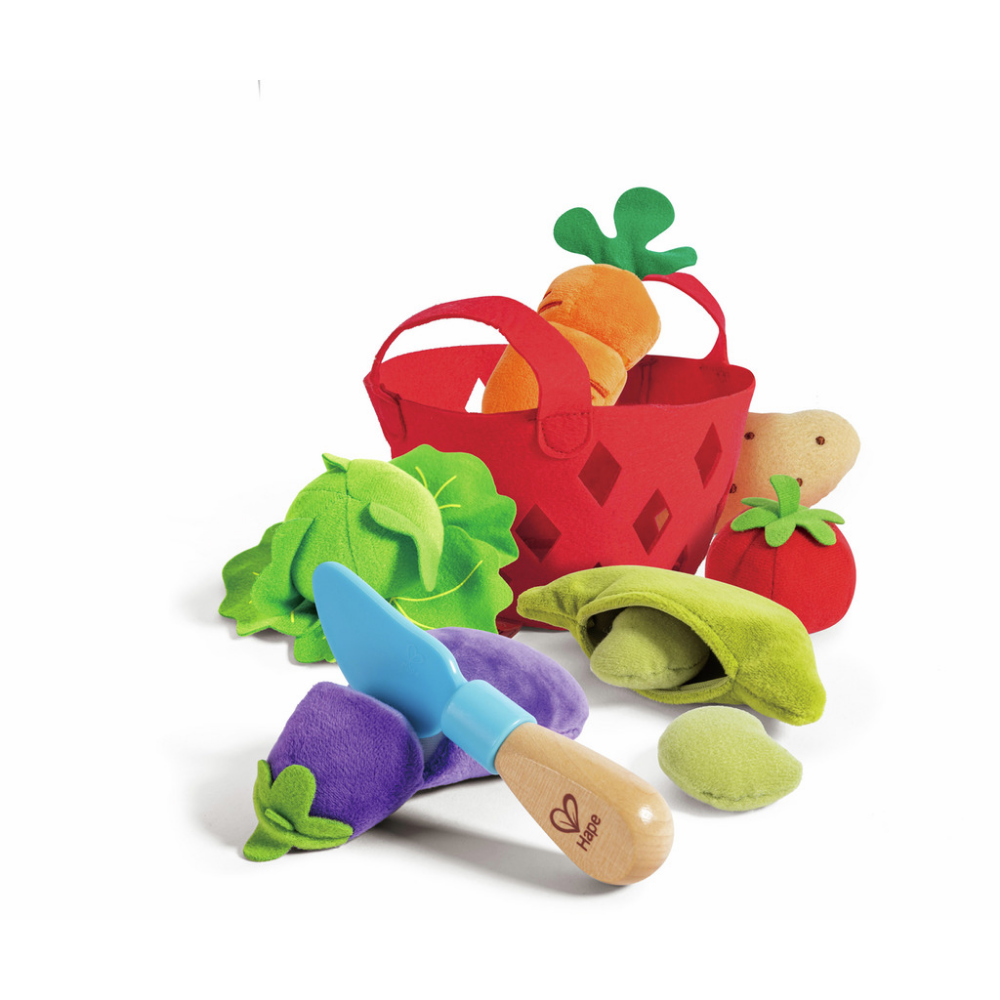 Hape | Cesta de Tela con Verduras
