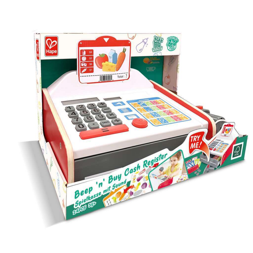 Hape | Caja Registradora Beep &amp; Buy