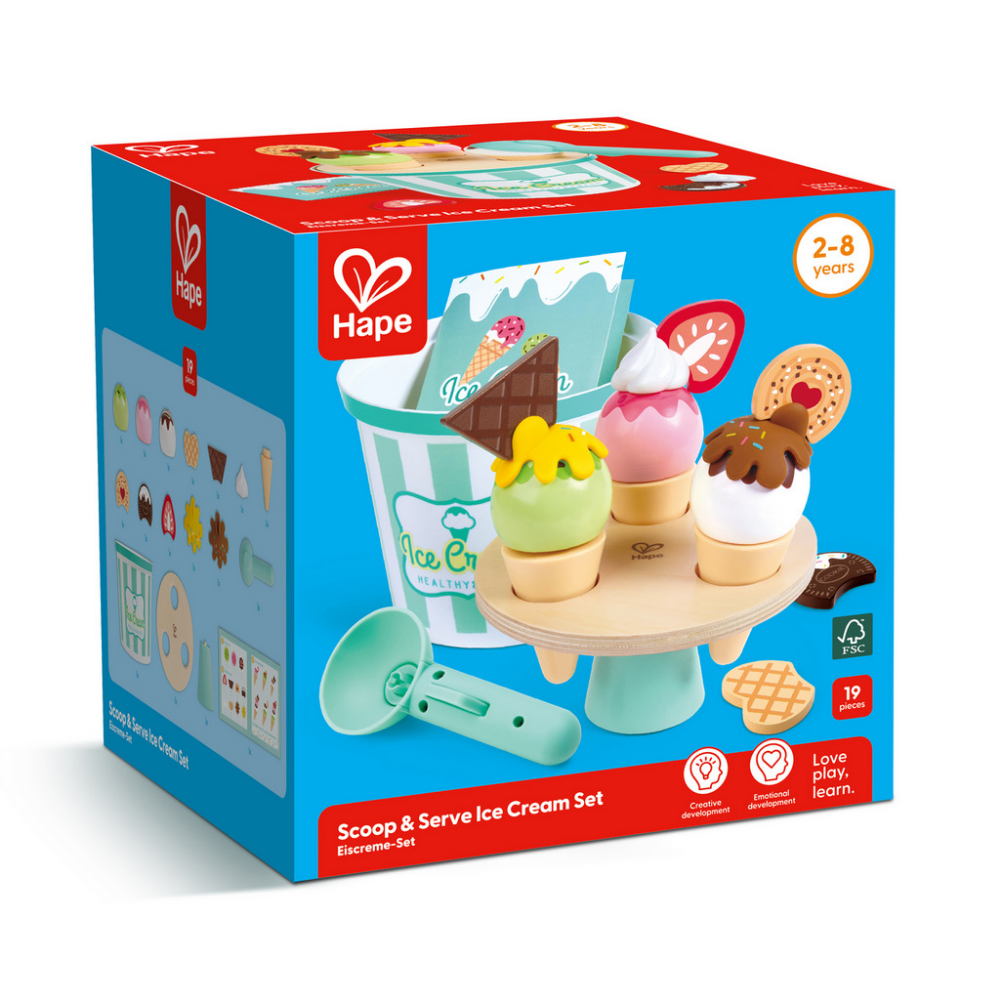Hape | Juego de Helado Scoop & Serve