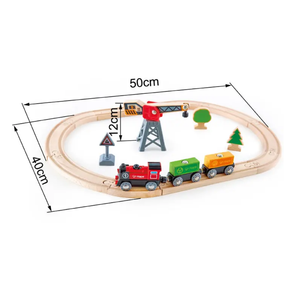 Hape | Pista en Bucle de Entrega de Carga