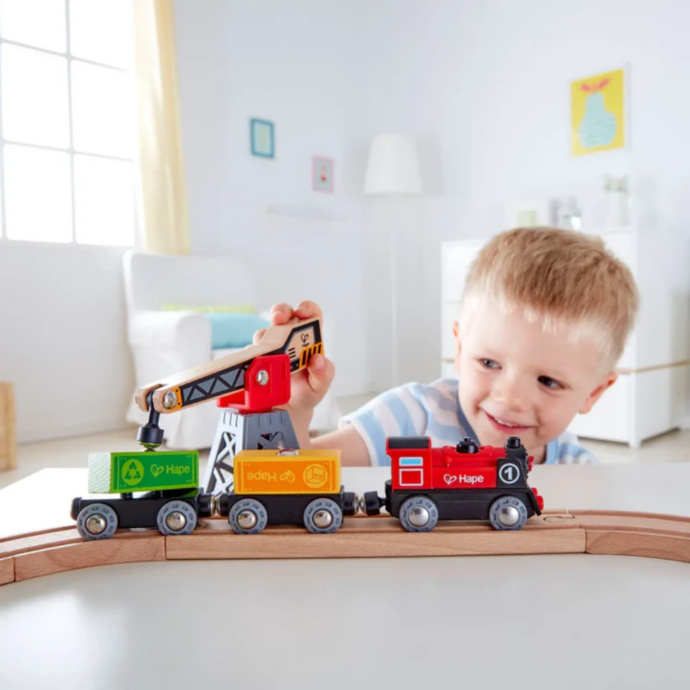 Hape | Pista en Bucle de Entrega de Carga