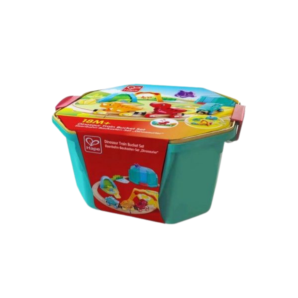 Hape | Set de Tren de Dinosaurios
