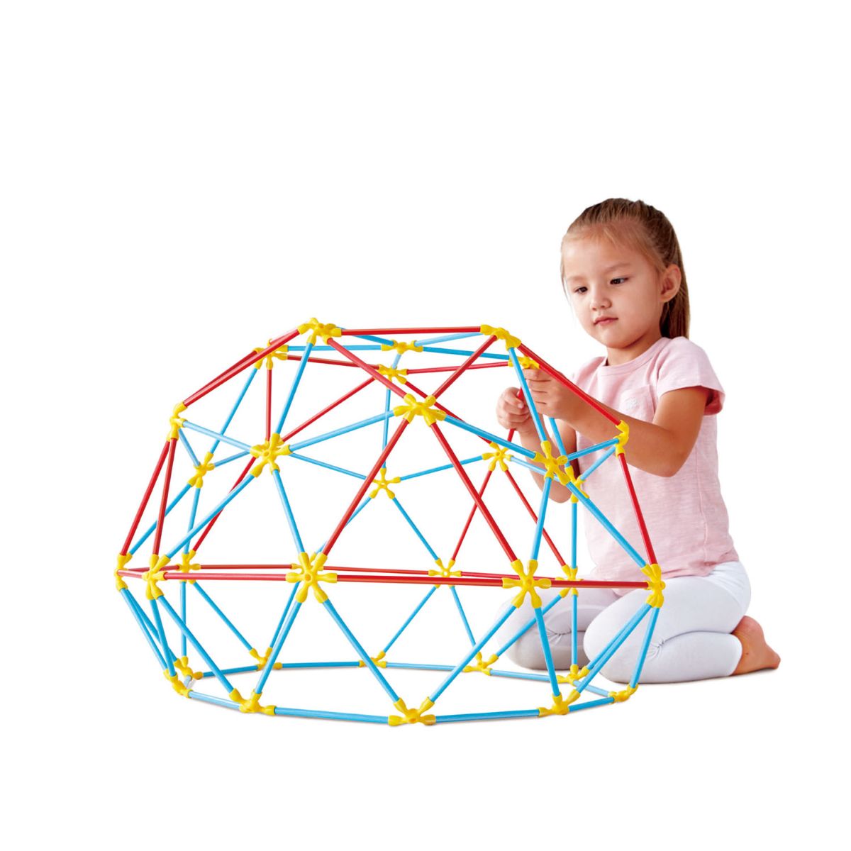 Hape | Kit de construcción Flexistick Estructuras Geodésicas