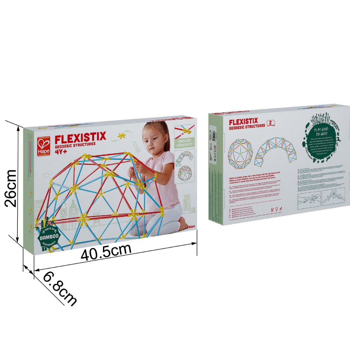 Hape | Kit de construcción Flexistick Estructuras Geodésicas