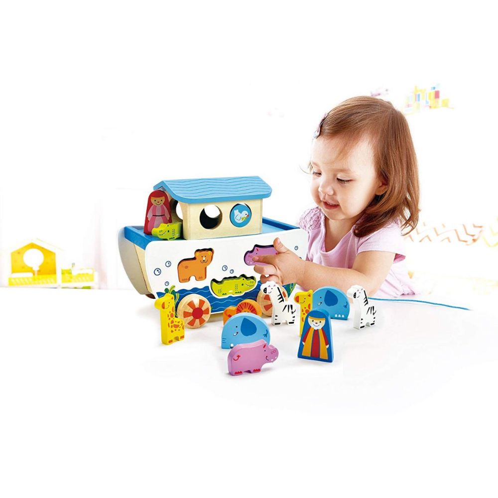 Hape | Juguete de Arrastre del Arca de Noe