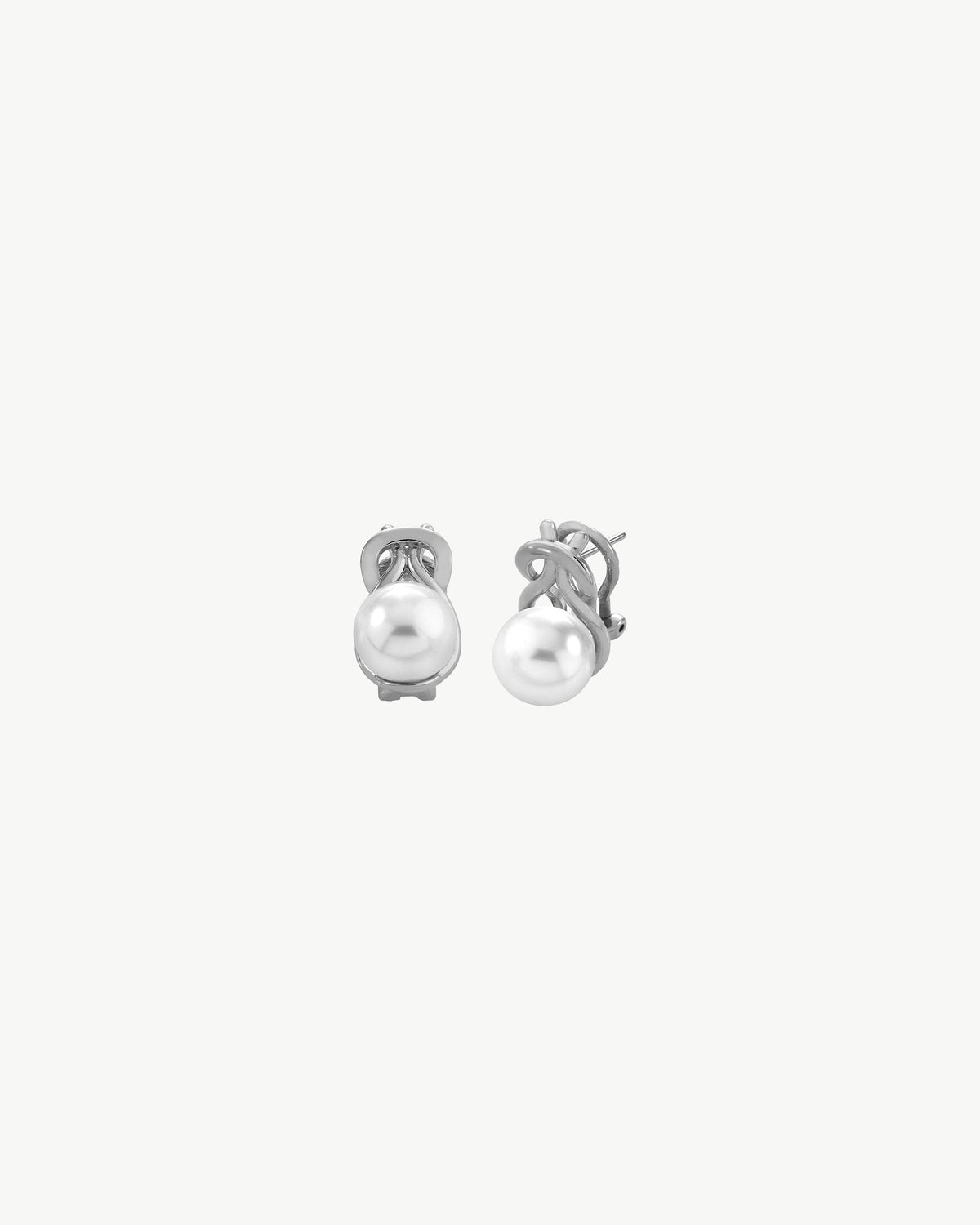Majorica | Vega Pendientes Plata Rodia Perla