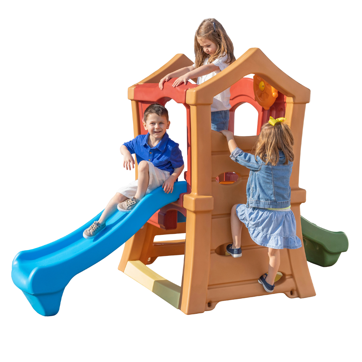 Play Up Double Slide Climber