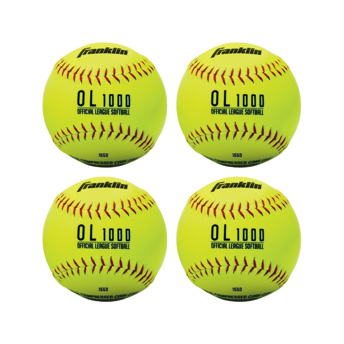 Official League 1000 Practice Softball - Yellow