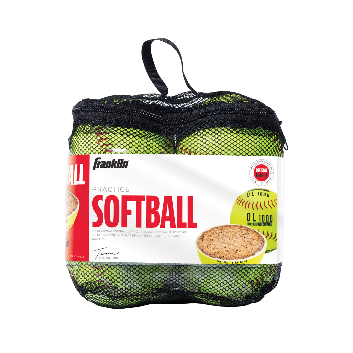 Official League 1000 Practice Softball - Yellow