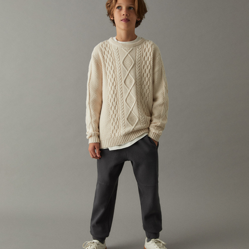 Sfera | Pantalón Felpa Piqué para Niño