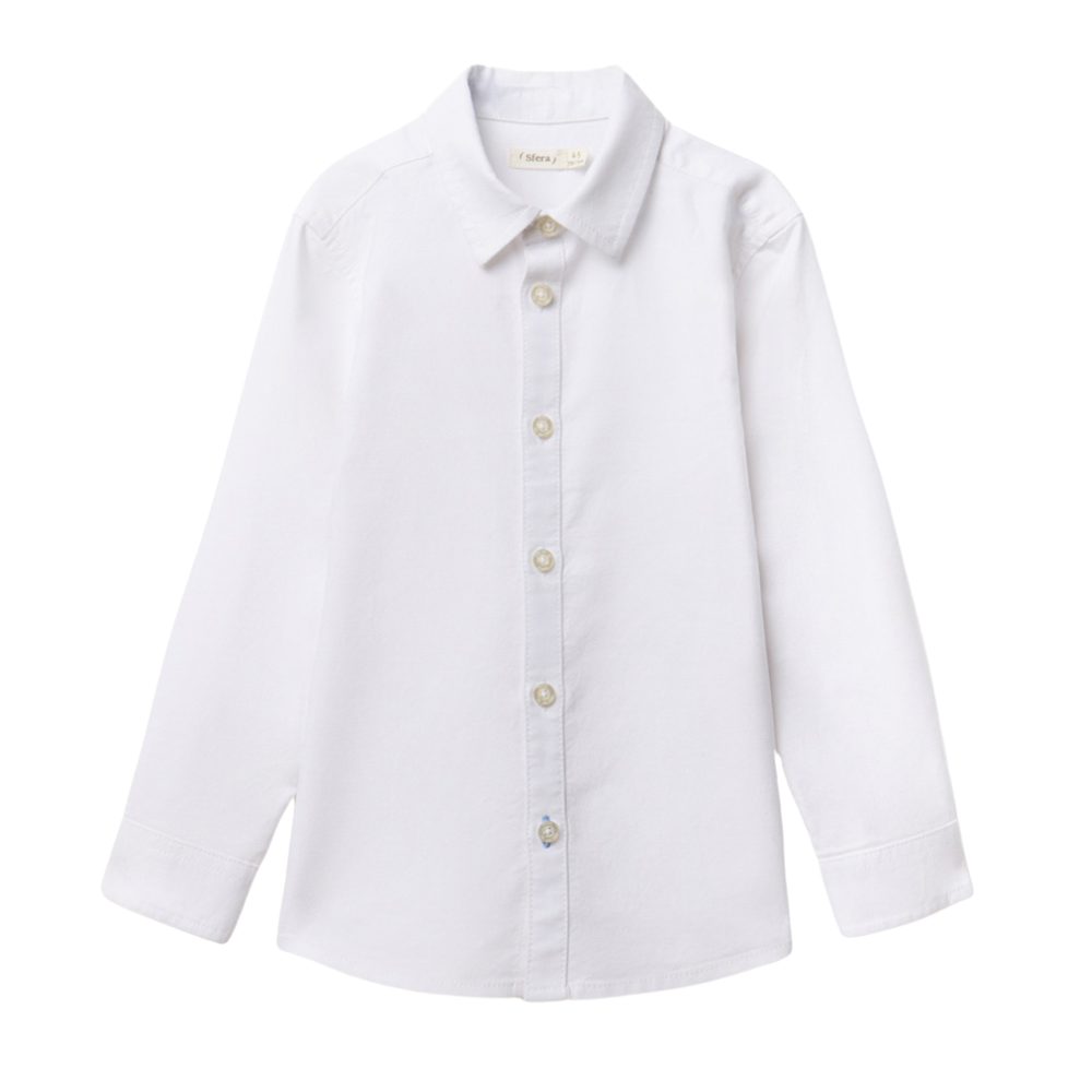 Sfera | Camisa Oxford Lisa para Niño