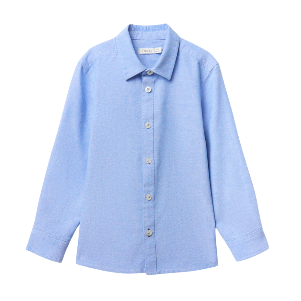 Sfera | Camisa Oxford Lisa para Niño