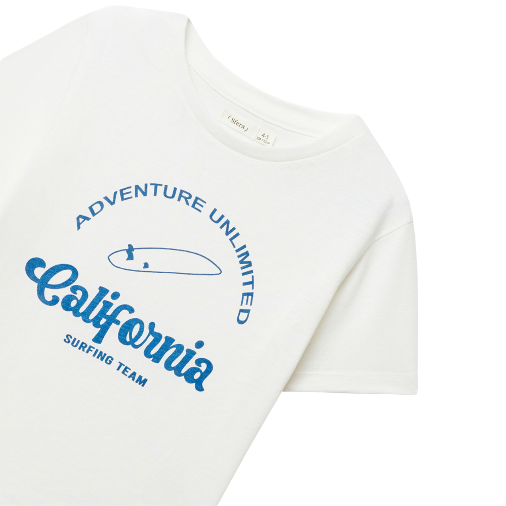 Sfera | Camiseta Básica Print para Niño