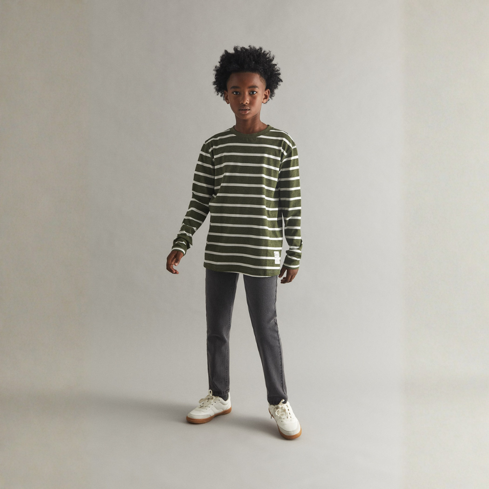 Sfera | Camiseta Básica Rayas para Niño