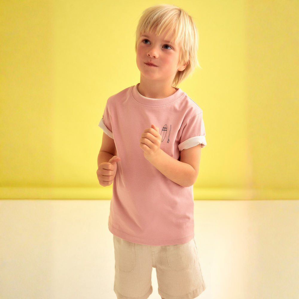 Sfera | Camiseta Básica Lisa para Niño