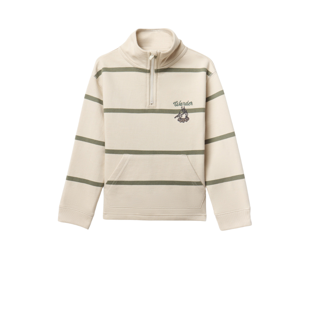 Sfera | Sudadera Raya Verde