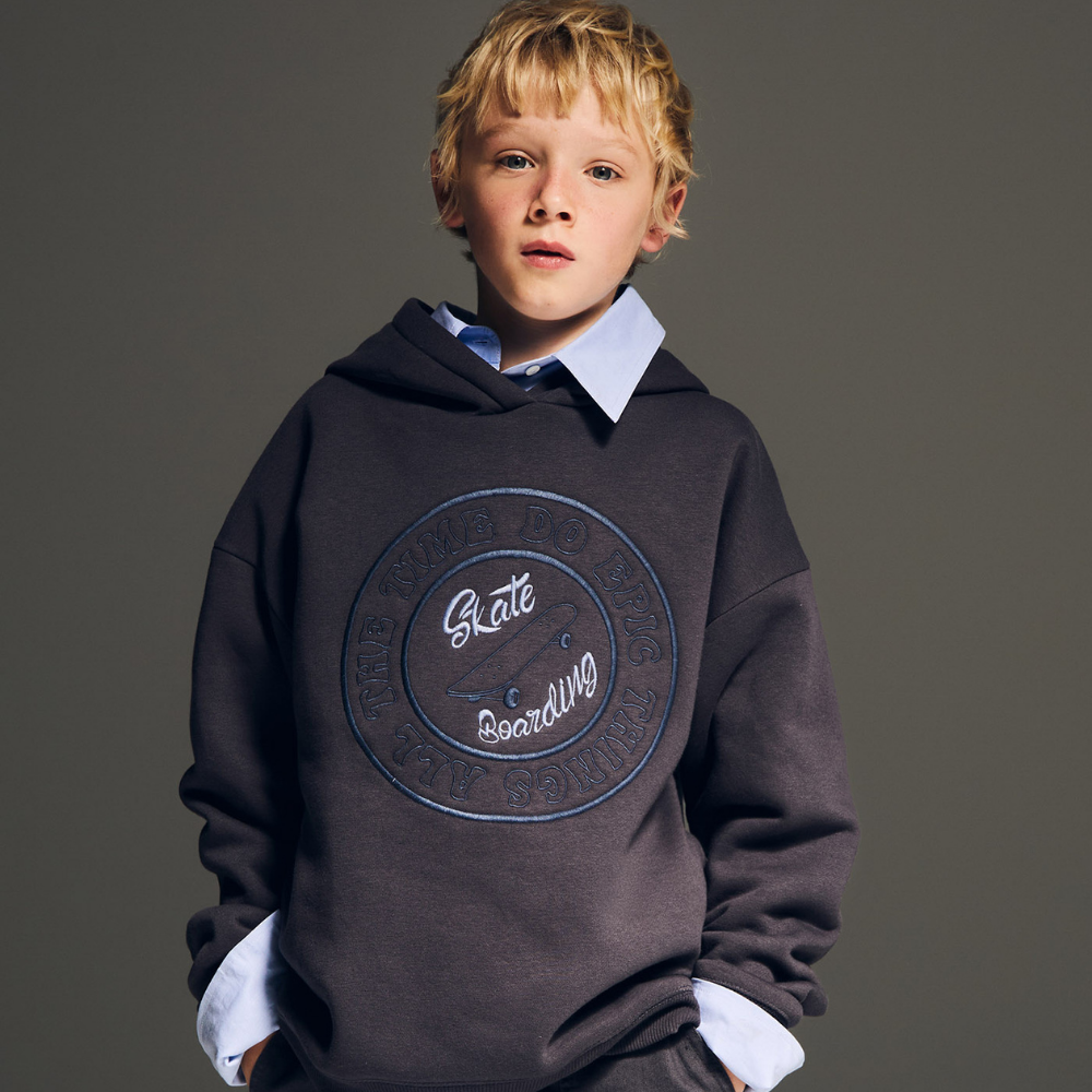 Sfera | Sudadera Bordada Capucha