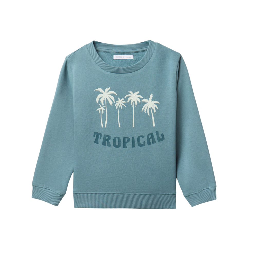 Sfera | Sudadera Básica con Print para Niño