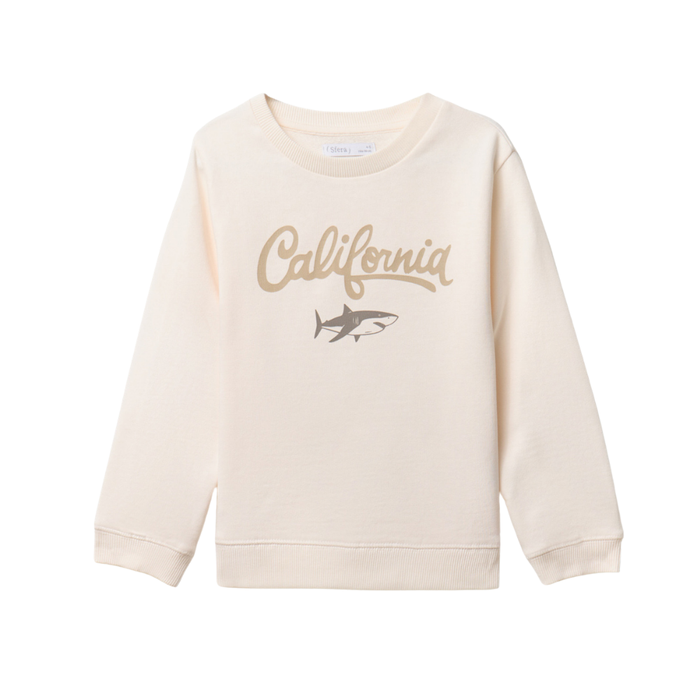 Sfera | Sudadera Básica con Print para Niño