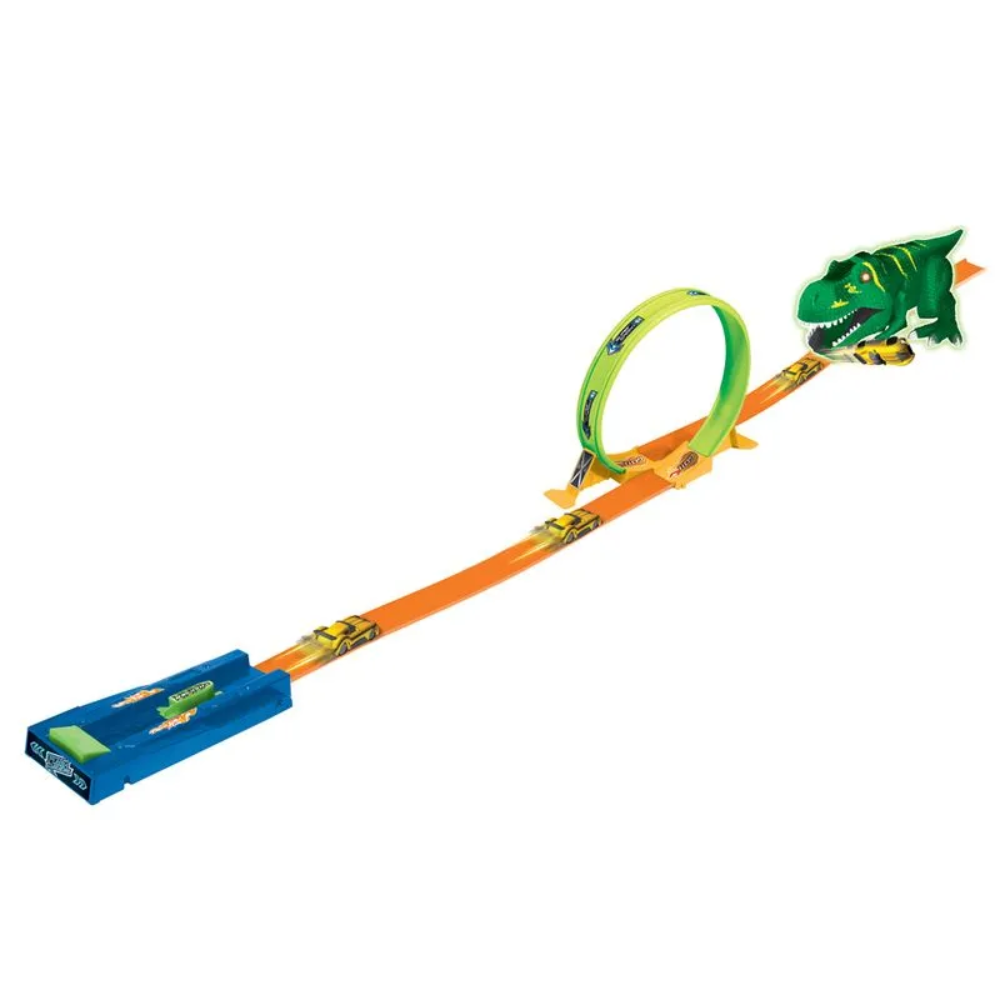 Flash Racers | Pista Dinosaurio C/ Luz 1 Vehículo