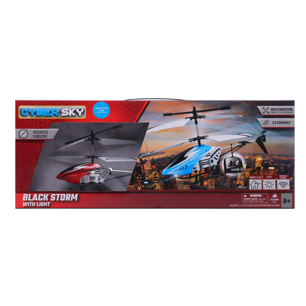 Cyber Sky Black Storm