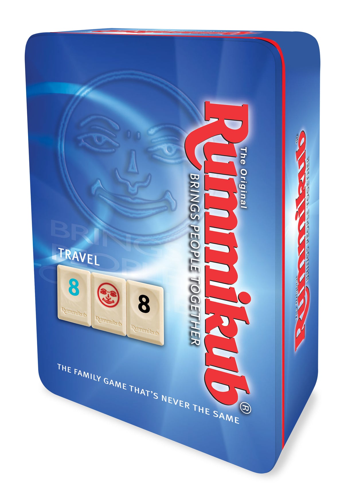 Rummikub | Juego de Mesa Rummikub Travel Tin Edición de Viaje en Caja Metálica para 2-4 Jugadores